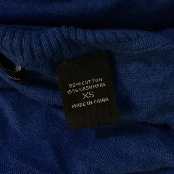 Deep blue poncho - XS - Picture 4 of 4